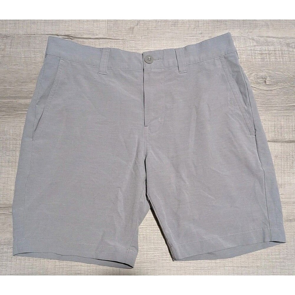 Travis Mathew Men's Sz 30 Bermuda Golf Shorts Performance Stretch Gray